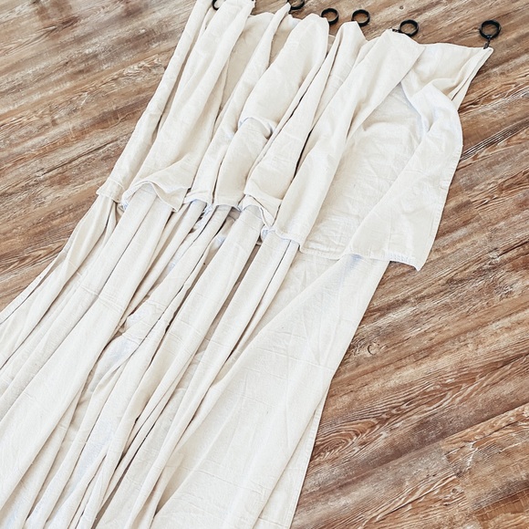 Farmhouse Drop Cloth Curtains - Picture 5 of 8